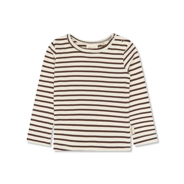Petit Piao PPSky Longsleeve Chestnut striped