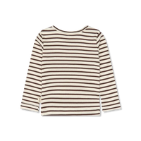 Petit Piao PPSky Longsleeve Chestnut striped