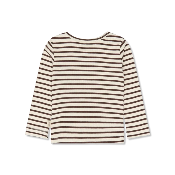 Petit Piao PPSky Longsleeve Chestnut striped