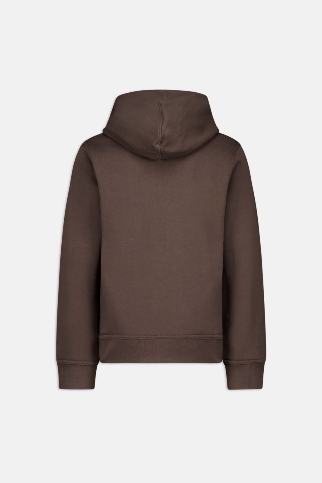 Airforce Basic hooded zip vest Dark coffee\white