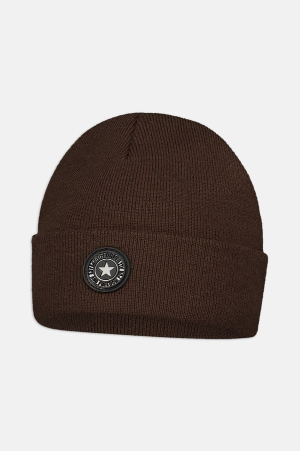 Airforce Bonnet small logo Dark coffee