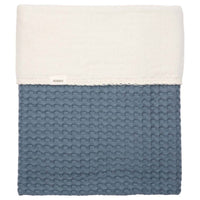 Ledikantdeken cotton fleece wafel Amsterdam