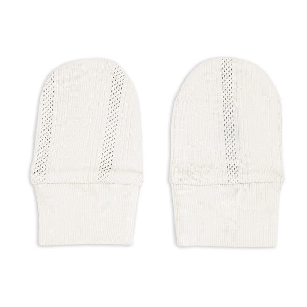 Lodger Mittens Pointelle Cream