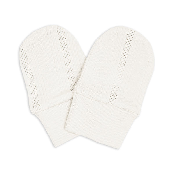 Lodger Mittens Pointelle Cream