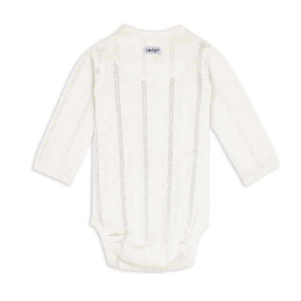 Lodger Romper LS Pointelle Cream