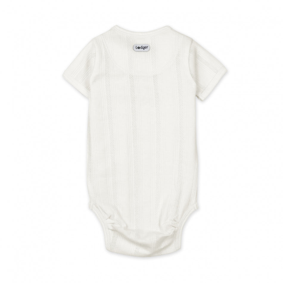 Lodger Romper SS Pointelle Cream