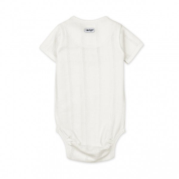 Lodger Romper SS Pointelle Cream