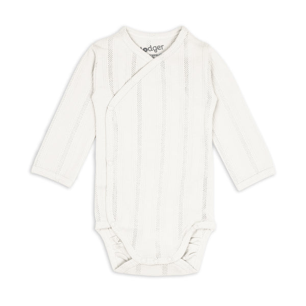 Lodger Romper LS Pointelle Cream
