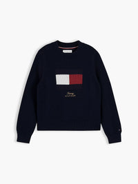 Tommy Hilfiger Flag sweater Dark blue
