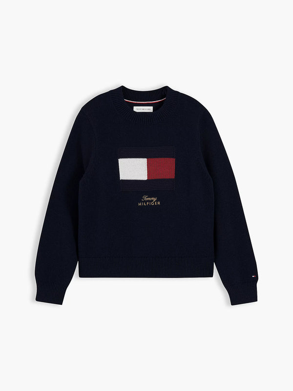 Tommy Hilfiger Flag sweater Dark blue