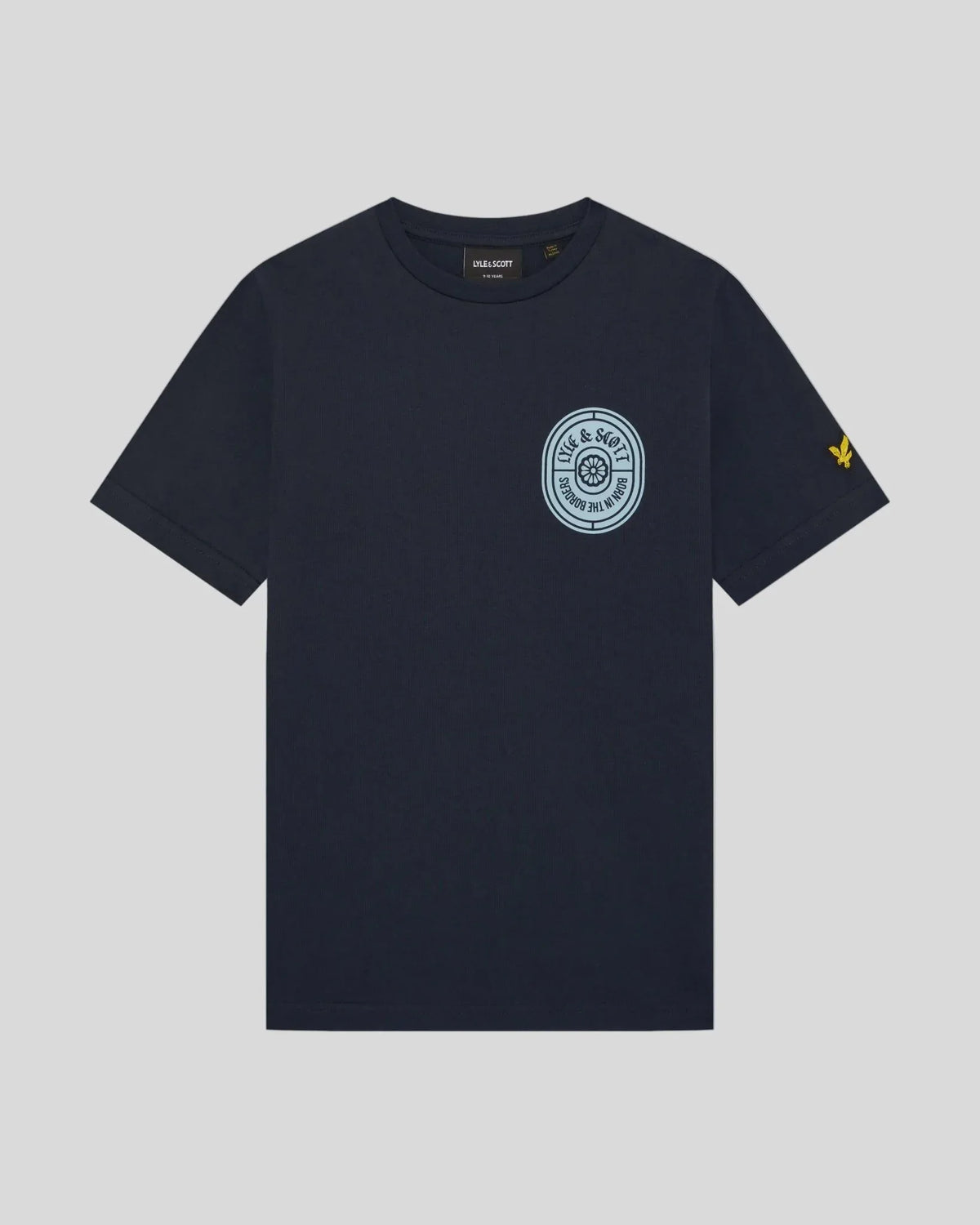 Lyle&scott Borders Graphic T-shirt Z271 dark navy