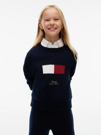 Tommy Hilfiger Flag sweater Dark blue