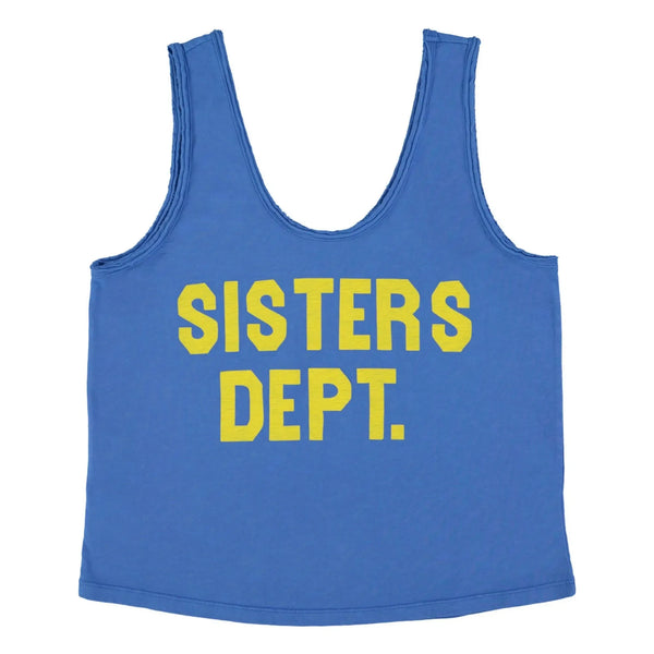 Sisters Department Sleeveless top sisters dept.print Blue