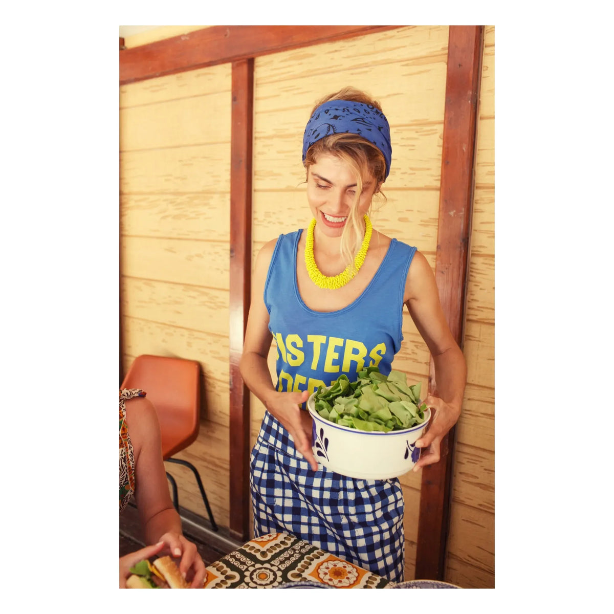 Sisters Department Sleeveless top sisters dept.print Blue
