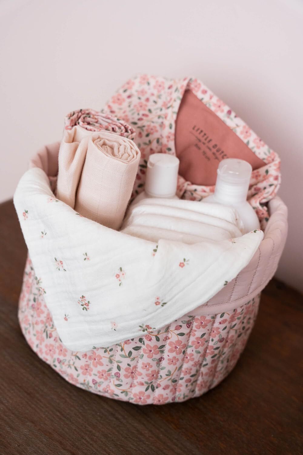 L.dutch Swaddle doeken hydrofiel 70 x 70 FG Fairy Blossom/Pure Blossom