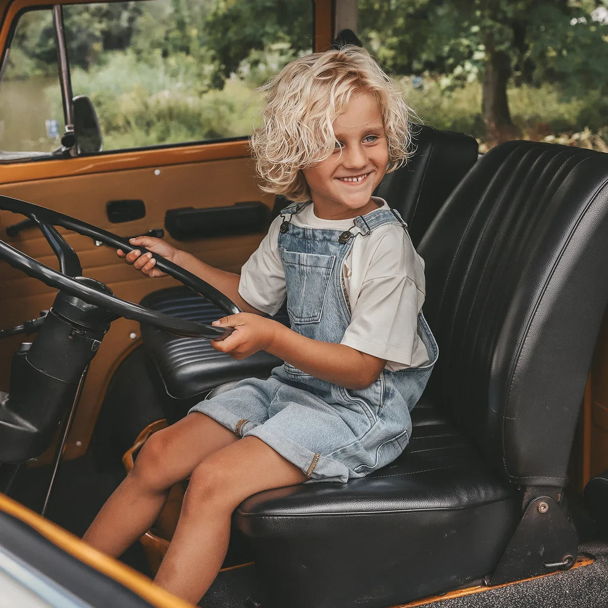 Light Blue Denim | Short Dungarees