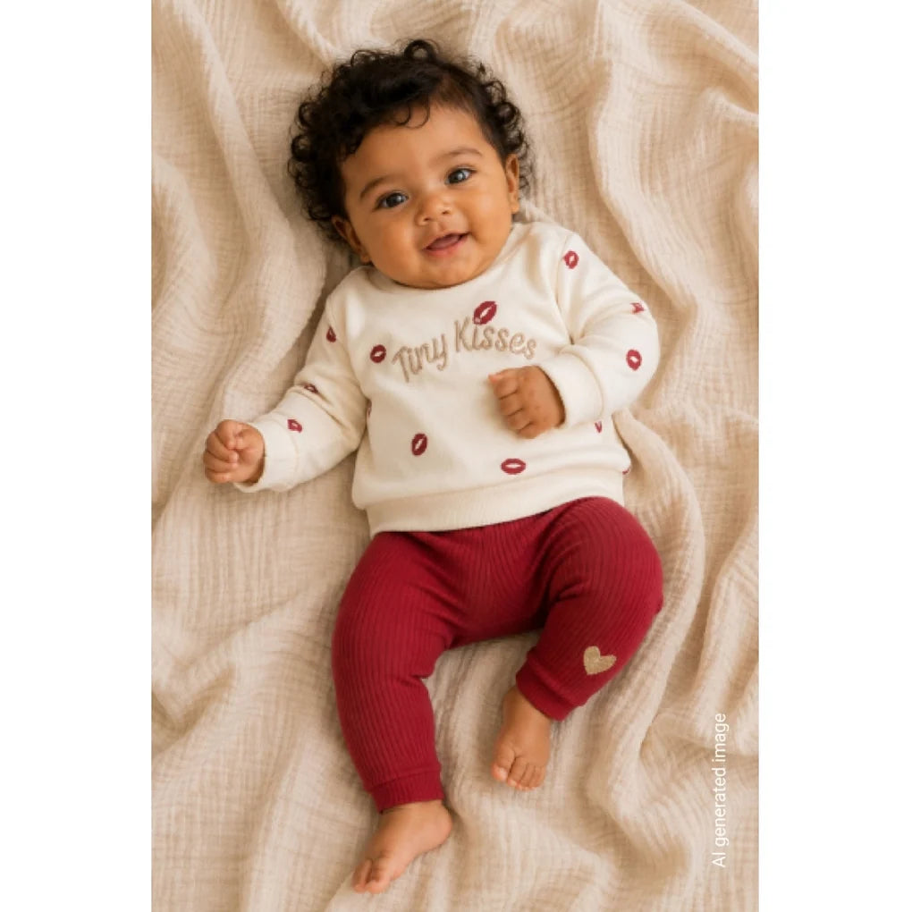 The New Siblings TNSBYanni Rib Leggings Rio red tn