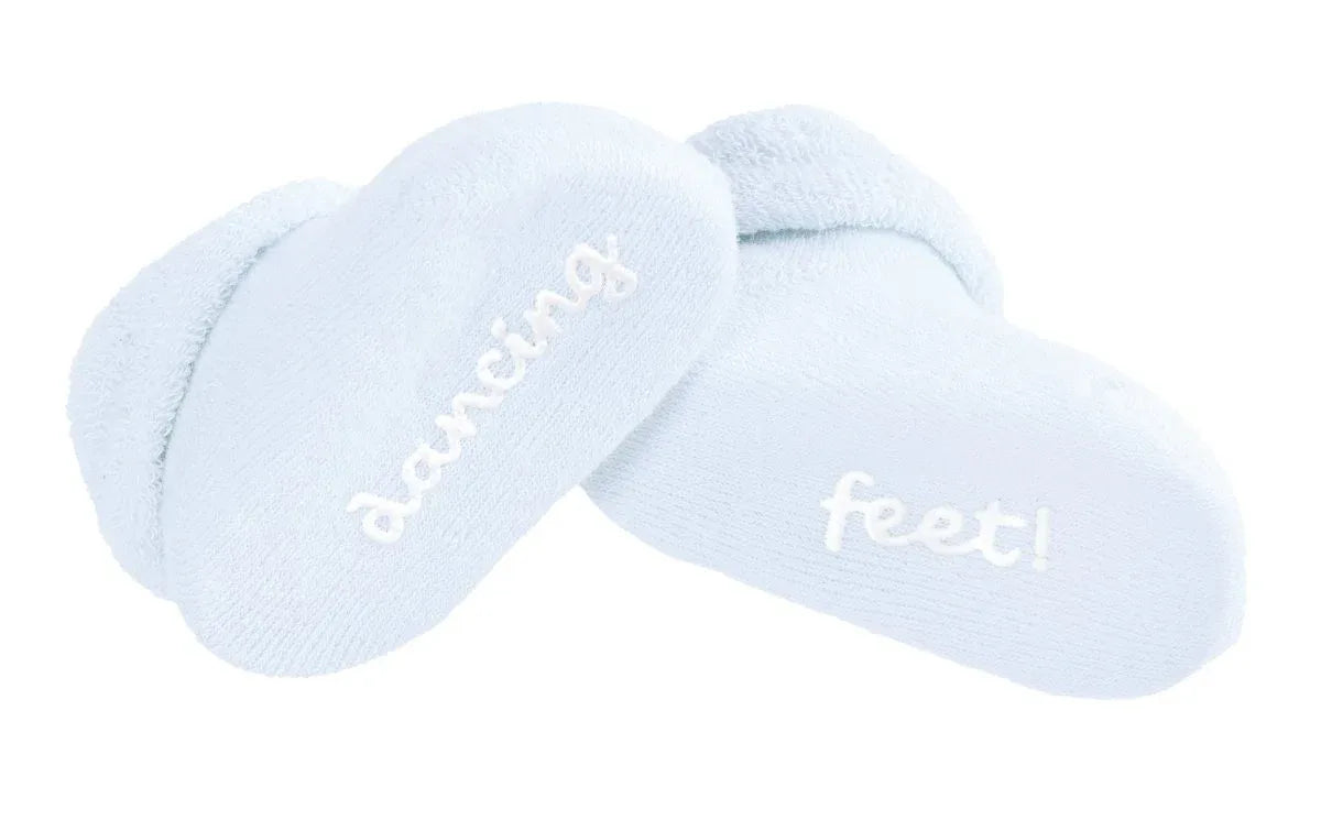 socks 'dancing feet' blue
