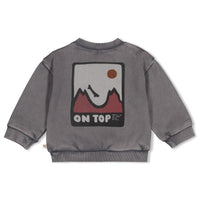 Sweater met backprint oversized - Mountain Top