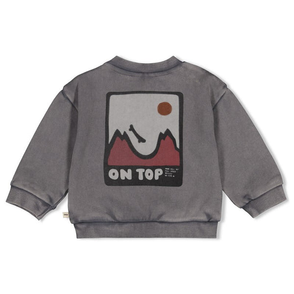 Sweater met backprint oversized - Mountain Top