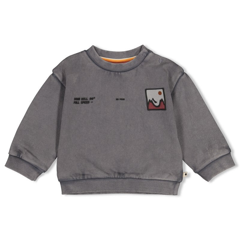 Sweater met backprint oversized - Mountain Top