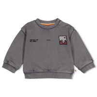 Sweater met backprint oversized - Mountain Top