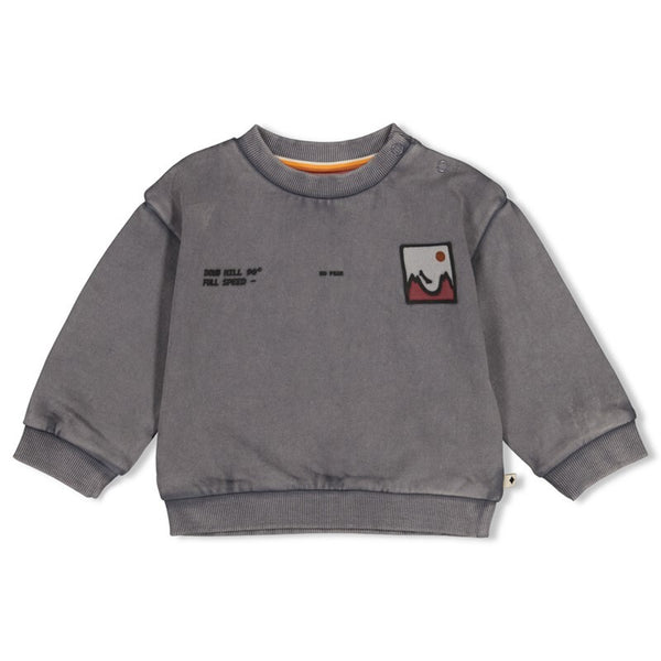 Sweater met backprint oversized - Mountain Top