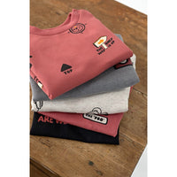 Sweater met backprint oversized - Mountain Top