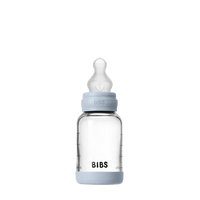 glass baby bottle silicone slow flow