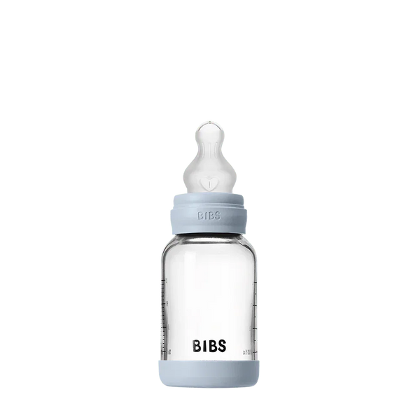 glass baby bottle silicone slow flow