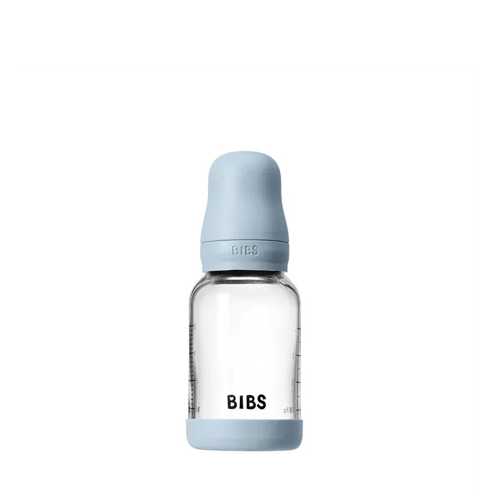 glass baby bottle silicone slow flow