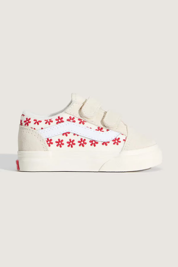 Vans Old Skool V Chantilly Floral Racing red