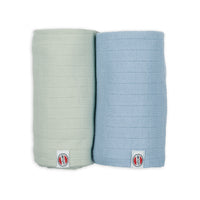 Lodger Swadller 2-pack Solid Peppermint/blue fogg