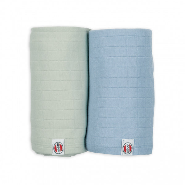 Lodger Swadller 2-pack Solid Peppermint/blue fogg
