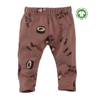 Z8 Fons jogging broekje Amber brown/aop