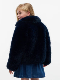 Tommy Hilfiger Faix fur jacket Burgundy