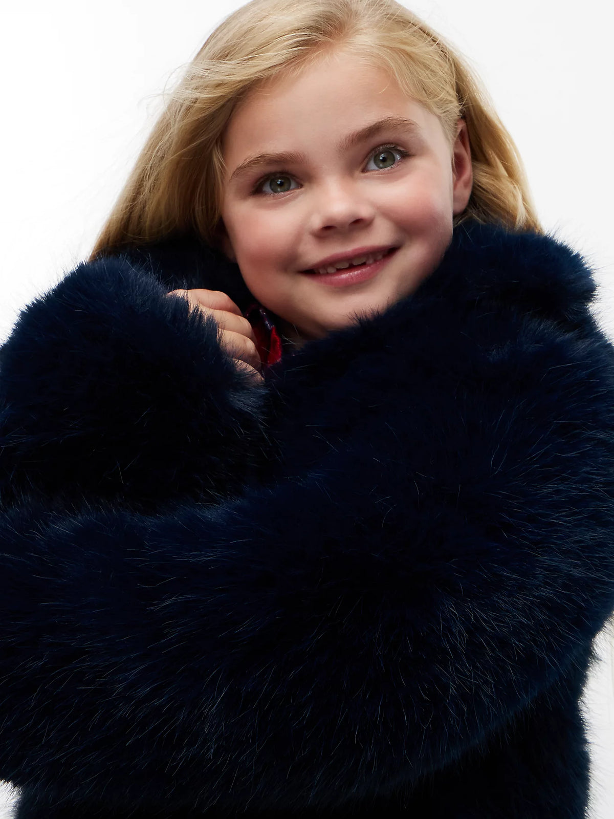 Tommy Hilfiger Faix fur jacket Burgundy
