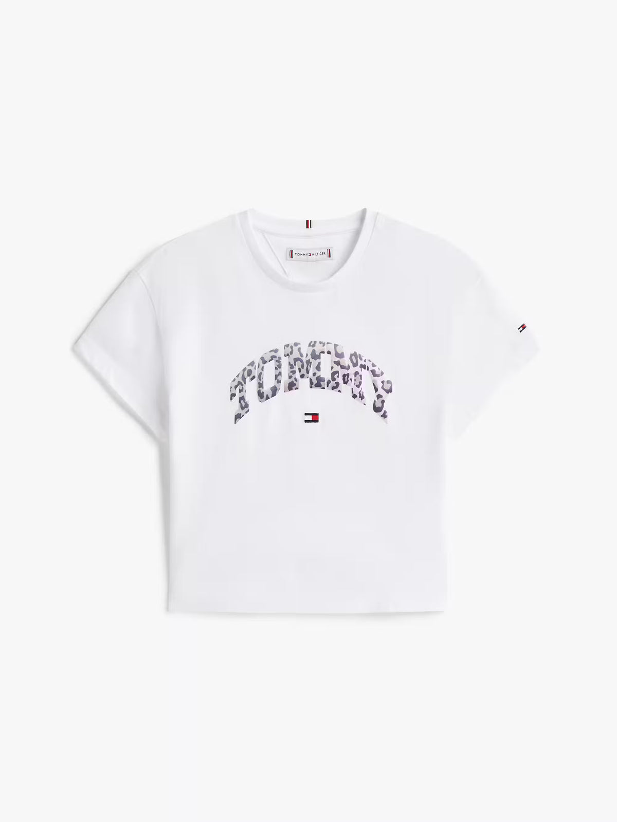 Varsity sateen graphic t-shirt