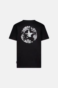 Airforce Faded round logo t-shirt True black\paloma grey