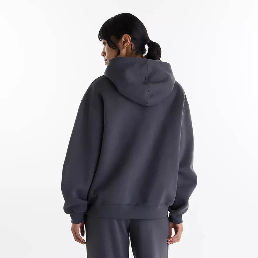 New Balance Trackside Fleece Hoodie Grey