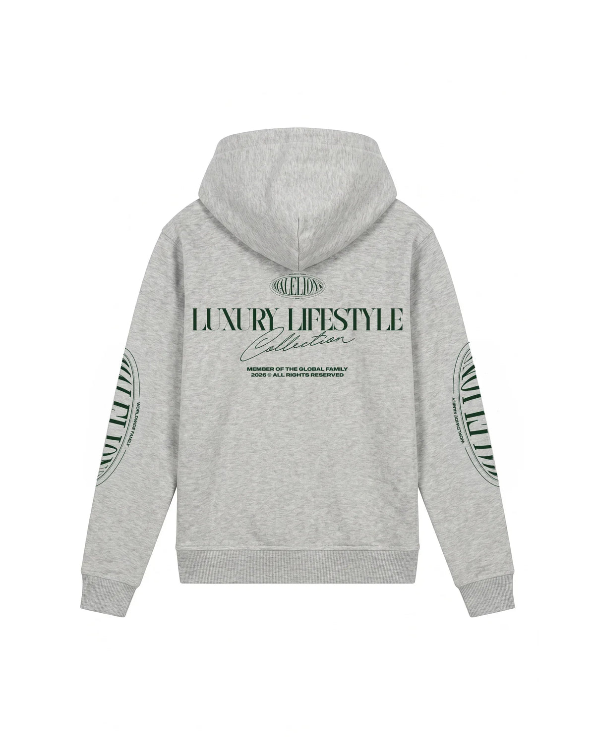 Relaxed Lifestyle Zip Hoodie