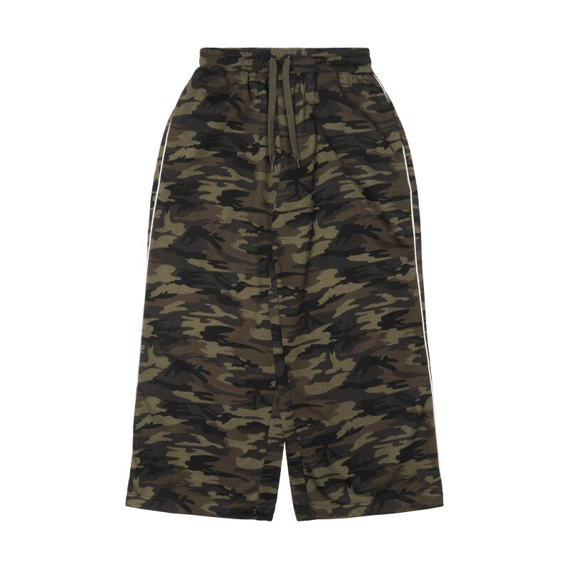 Grunt GRLiv Camo Baggy Jogger Pants Army green