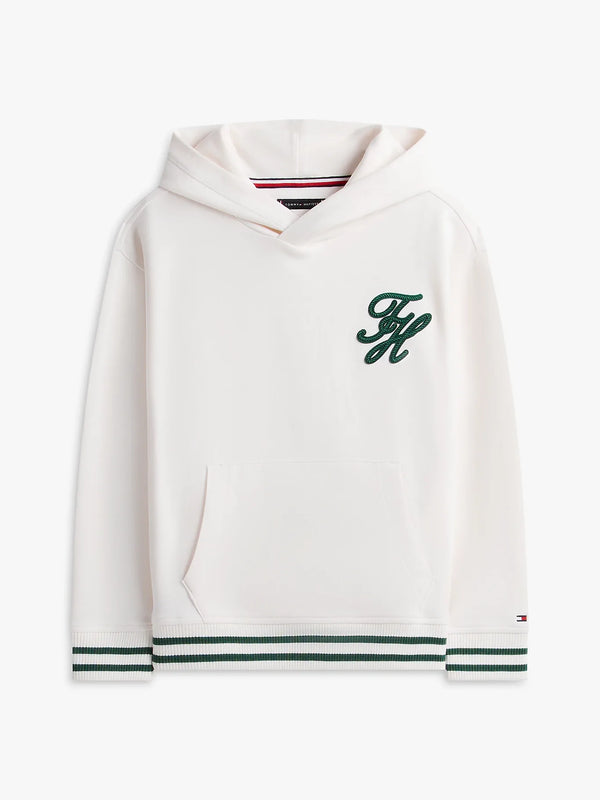 Th script graphic hoodie