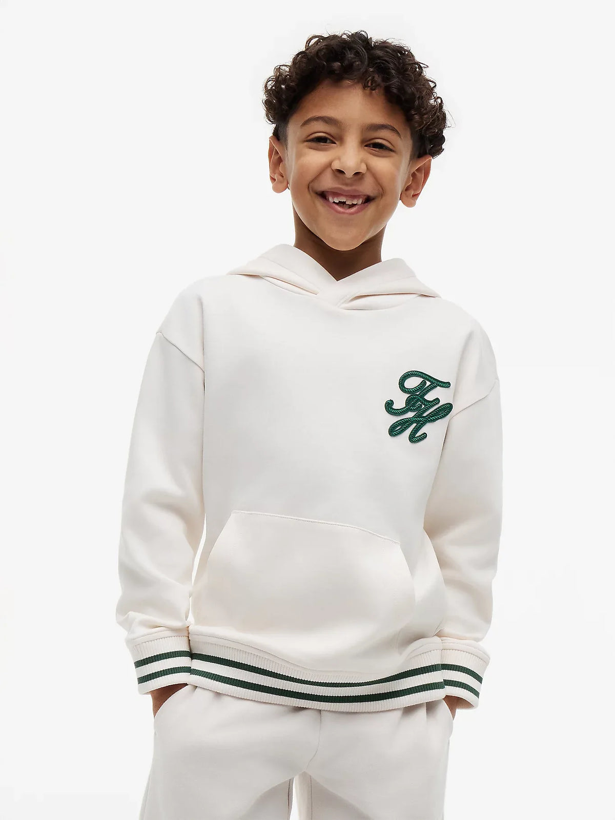 Th script graphic hoodie