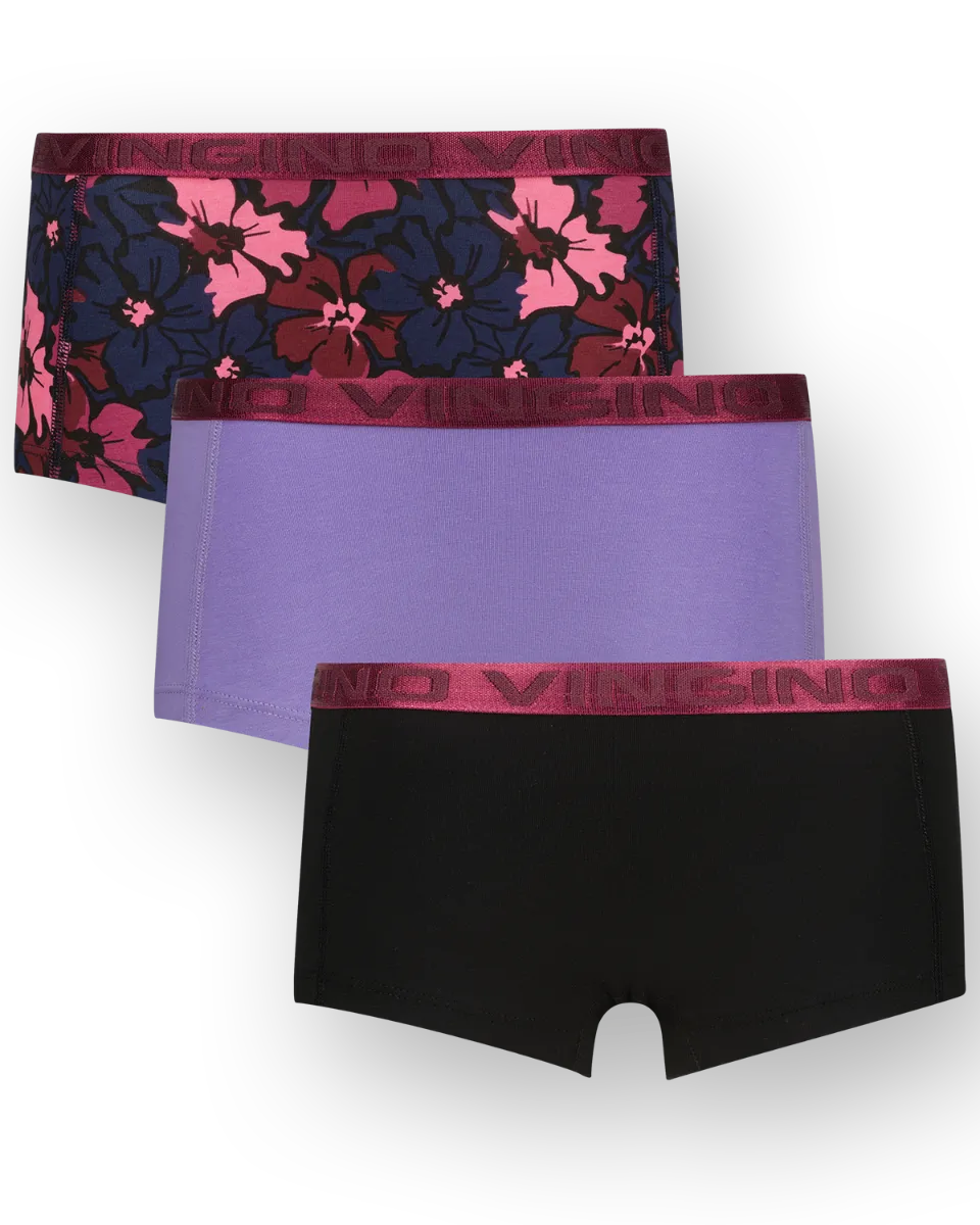 G245 flower 3-pack hipster