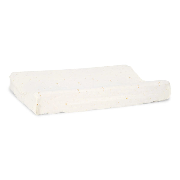 Little Dutch Aankleedkussenhoes - Wit - Newborn Naturals - Moon & Stars
