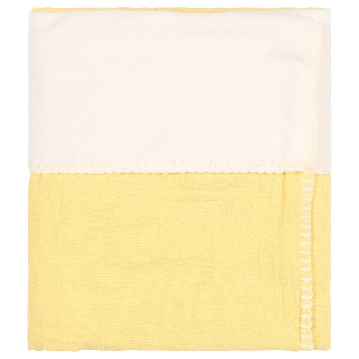 Wiegdeken cotton fleece wafel Faro