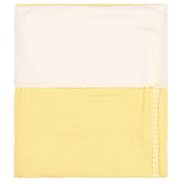 Wiegdeken cotton fleece wafel Faro