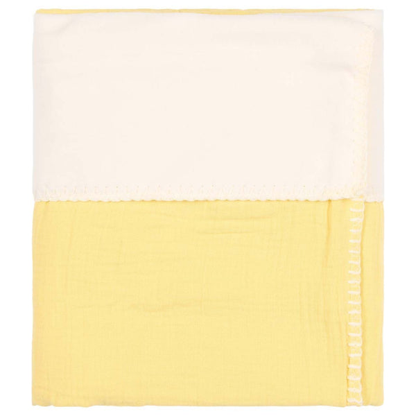 Wiegdeken cotton fleece wafel Faro
