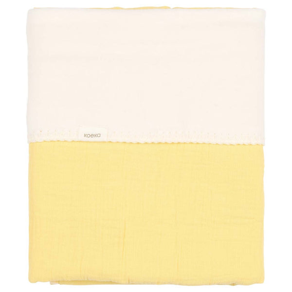 Wiegdeken cotton fleece wafel Faro